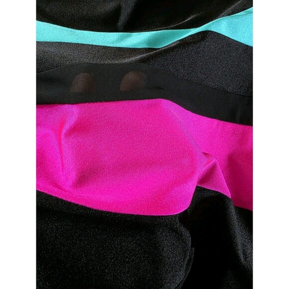 love culture dress Size Large Black Striped See-through - Picture 4 of 5